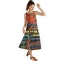 The City Style Bus Fantasy Architecture Art Summer Maxi Dress View1