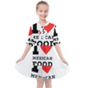 I love Mexican food Kids  All Frills Chiffon Dress View1