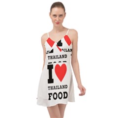 I Love Thailand Food Summer Time Chiffon Dress by ilovewhateva