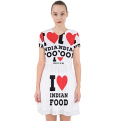 I Love Indian Food Adorable In Chiffon Dress by ilovewhateva