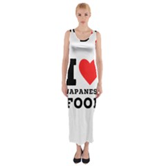 I Love Japanese Food Fitted Maxi Dress by ilovewhateva