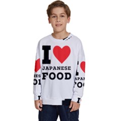 I Love Japanese Food Kids  Long Sleeve Jersey by ilovewhateva