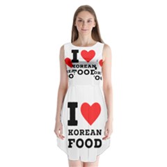 I Love Korean Food Sleeveless Chiffon Dress   by ilovewhateva