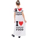 I love Korean food Kids  Short Sleeve Maxi Dress View2