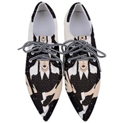 Wednesday Addams Pointed Oxford Shoes by Fundigitalart234