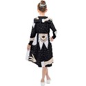 Wednesday addams Kids  Midi Sailor Dress View2