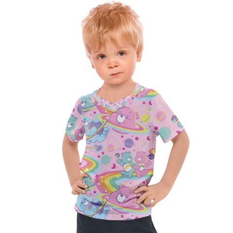 Bears Kawaii Pattern Kids  Sports Tee by Cowasu