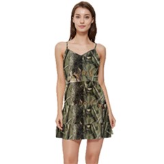 Realtree Camo Seamless Pattern Short Frill Dress by Cowasu