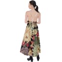 Japanese Flower Art Tie Back Maxi Dress View2