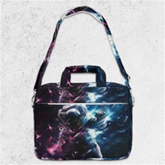 Psychedelic Astronaut Trippy Space Art Macbook Pro 13  Shoulder Laptop Bag  by Bangk1t