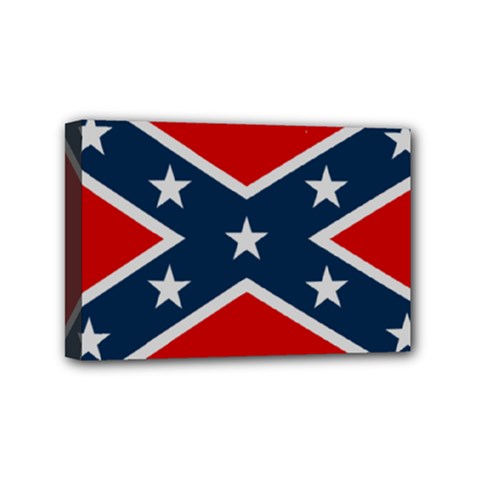 Rebel Flag  Mini Canvas 6  X 4  (stretched) by Jen1cherryboot88