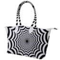 Spider Web Hypnotic Canvas Shoulder Bag View1