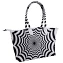 Spider Web Hypnotic Canvas Shoulder Bag View2