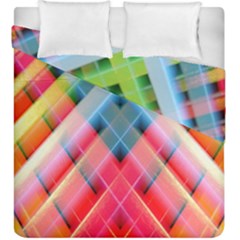 Graphics Colorful Colors Wallpaper Graphic Design Duvet Cover Double Side (king Size) by Amaryn4rt