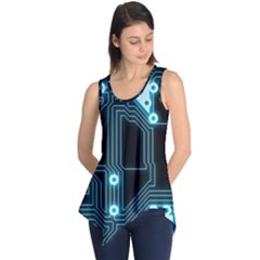 A Completely Seamless Background Design Circuitry Sleeveless Tunic by Amaryn4rt