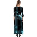 A Completely Seamless Background Design Circuitry Button Up Maxi Dress View2