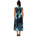 A Completely Seamless Background Design Circuitry Sleeveless Round Neck Midi Dress View4