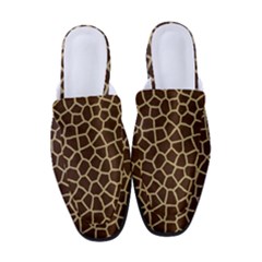 Giraffe Animal Print Skin Fur Women s Classic Backless Heels by Amaryn4rt