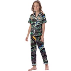 Computer Ram Tech - Kids  Satin Short Sleeve Pajamas Set by Amaryn4rt