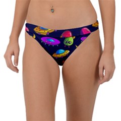 Space Pattern Band Bikini Bottoms by Amaryn4rt