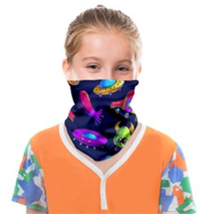 Space Pattern Face Covering Bandana (kids) by Amaryn4rt