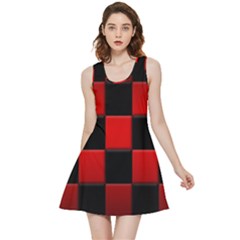 Black And Red Backgrounds- Inside Out Reversible Sleeveless Dress by Amaryn4rt