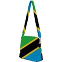 Flag Of Tanzania Zipper Messenger Bag View2