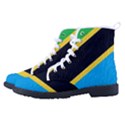 Flag Of Tanzania Women s High-Top Canvas Sneakers View2