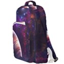 Clouds Fantasy Space Landscape Colorful Planet Double Compartment Backpack View1