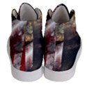 Independence Day Background Abstract Grunge American Flag Women s Hi-Top Skate Sneakers View4