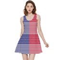 American flag patriot red white Inside Out Reversible Sleeveless Dress View1