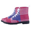 American flag patriot red white Men s High-Top Canvas Sneakers View2