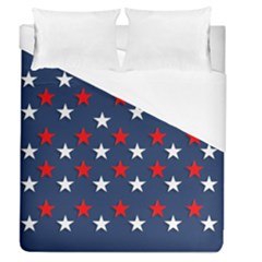 Patriotic Colors America Usa Red Duvet Cover (queen Size) by Celenk