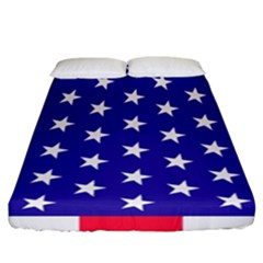 Usa Independence Day July Background Fitted Sheet (california King Size) by Vaneshop