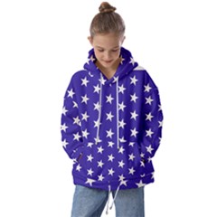 Usa Independence Day July Background Kids  Oversized Hoodie by Vaneshop