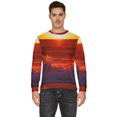 Sea Beach Sunset Sunrise Twilight Men s Fleece Sweatshirt by Vaneshop