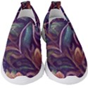Abstract African Art Pattern Kids  Slip On Sneakers View1