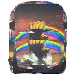 Rainbow Color Full Print Backpack by uniart180623