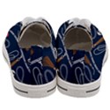 Chains-seamless-pattern Men s Low Top Canvas Sneakers View4