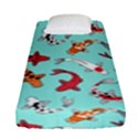 Pattern-with-koi-fishes Fitted Sheet (Single Size) View1