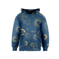 Seamless-galaxy-pattern Kids  Pullover Hoodie by uniart180623