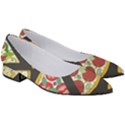 Vector-seamless-pattern-with-italian-pizza-top-view Women s Low Heels View3