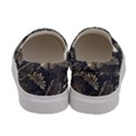 Elegant-pattern-with-golden-tropical-leaves Women s Canvas Slip Ons View4