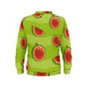 Seamless-background-with-watermelon-slices Kids  Sweatshirt View2