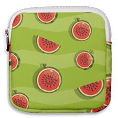 Seamless-background-with-watermelon-slices Mini Square Pouch by uniart180623