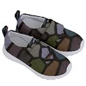 Cartoon-colored-stone-seamless-background-texture-pattern - Kids  Velcro No Lace Shoes View3