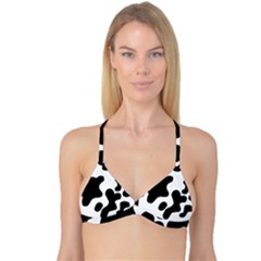 Cow Pattern Reversible Tri Bikini Top by uniart180623