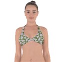 Cartoon-gray-stone-seamless-background-texture-pattern Green Halter Neck Bikini Top View1