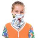 Cute-cartoon-robots-seamless-pattern Face Covering Bandana (Kids) View1