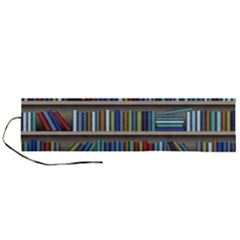 Bookshelf Roll Up Canvas Pencil Holder (l) by uniart180623